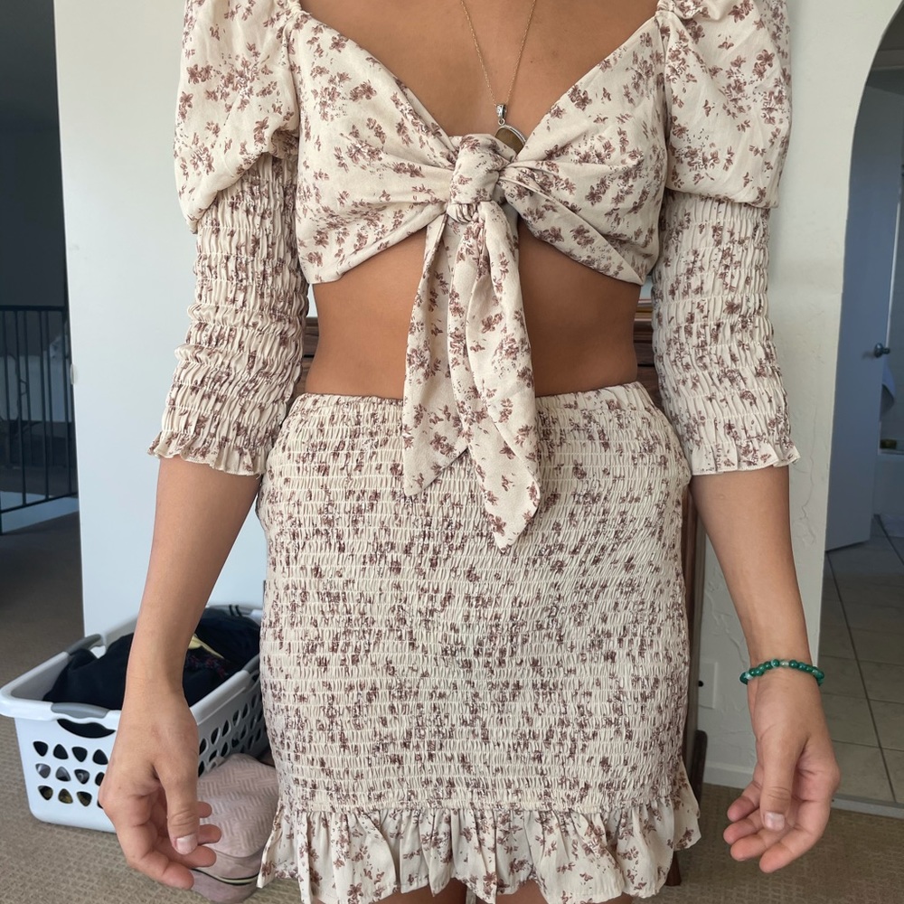 Matching cute outfit bought never worn lost tags